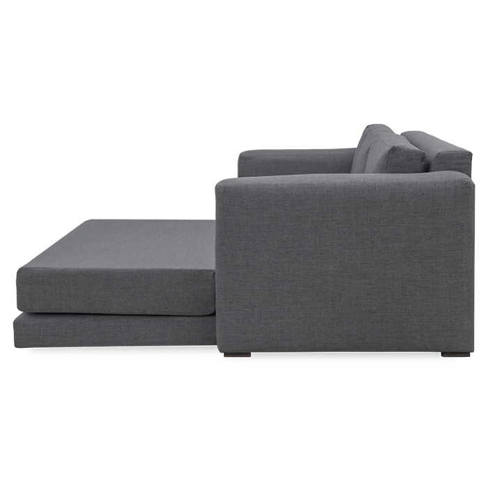 Sofa Cama Tela Gris Oxford Koia | Sofá Cama y Futones | salas